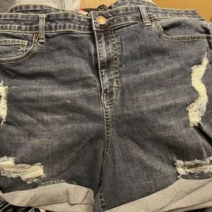 Plus Size Denim Shorts - Fashion to Figure Brand